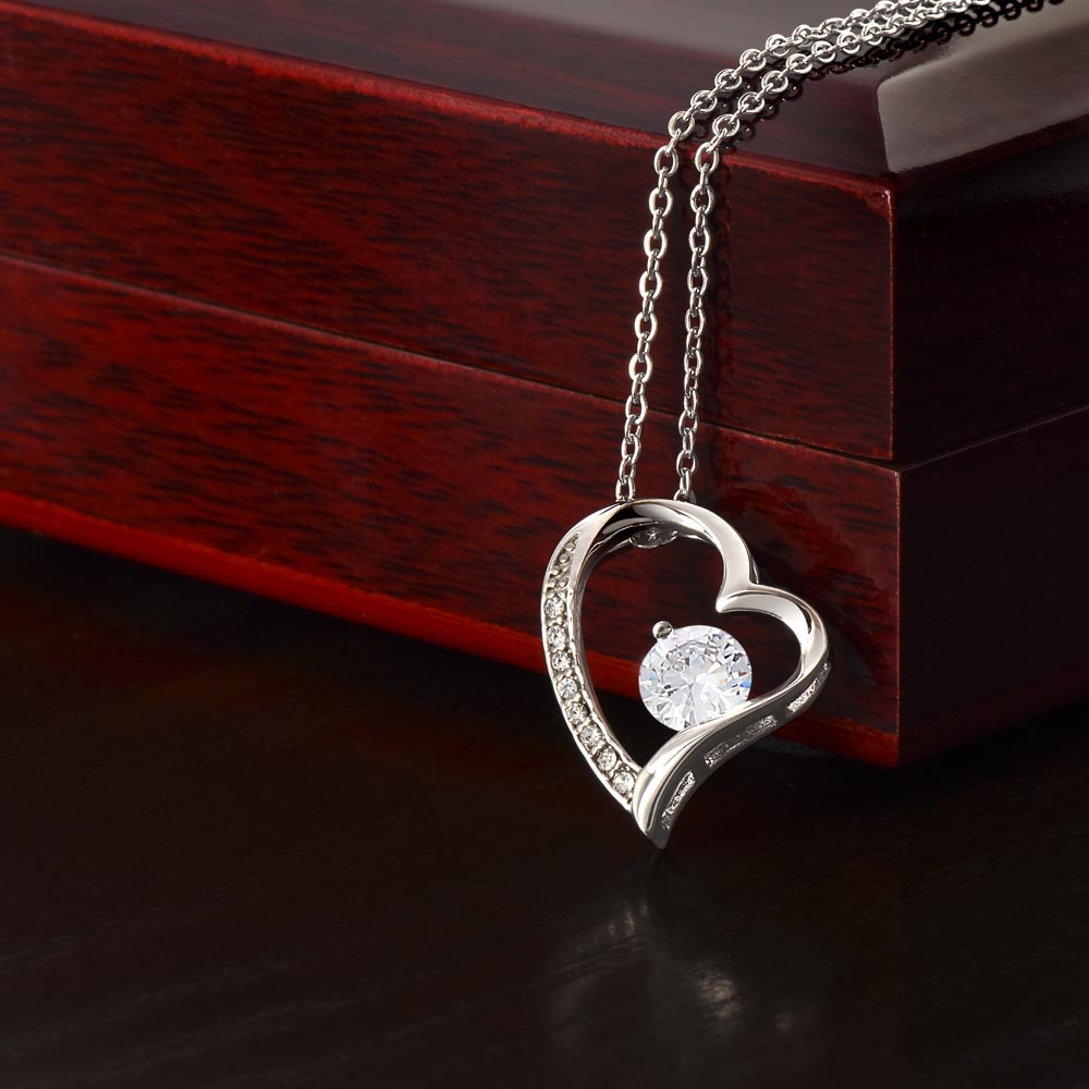 To My Beautiful Girlfriend Forever Love Necklace