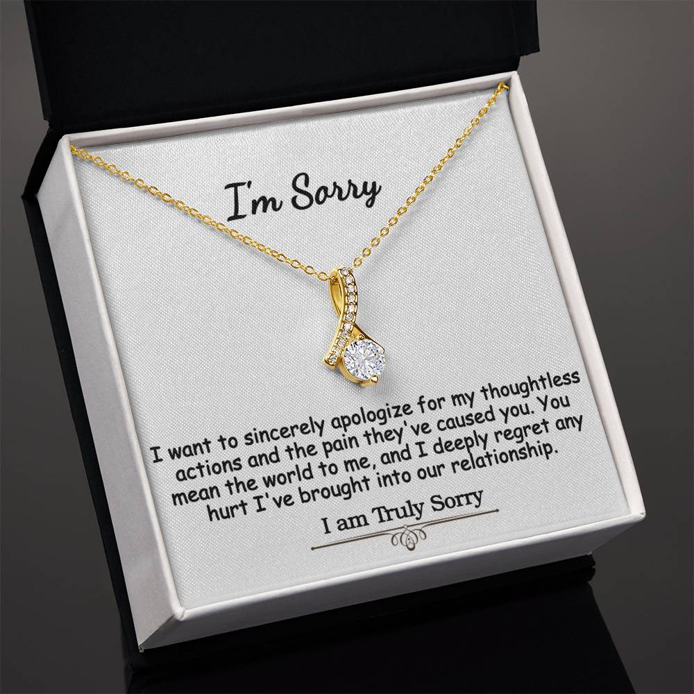 I'm Sorry Alluring Beauty Necklace