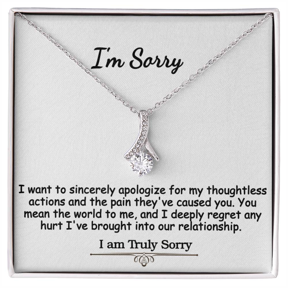 I'm Sorry Alluring Beauty Necklace