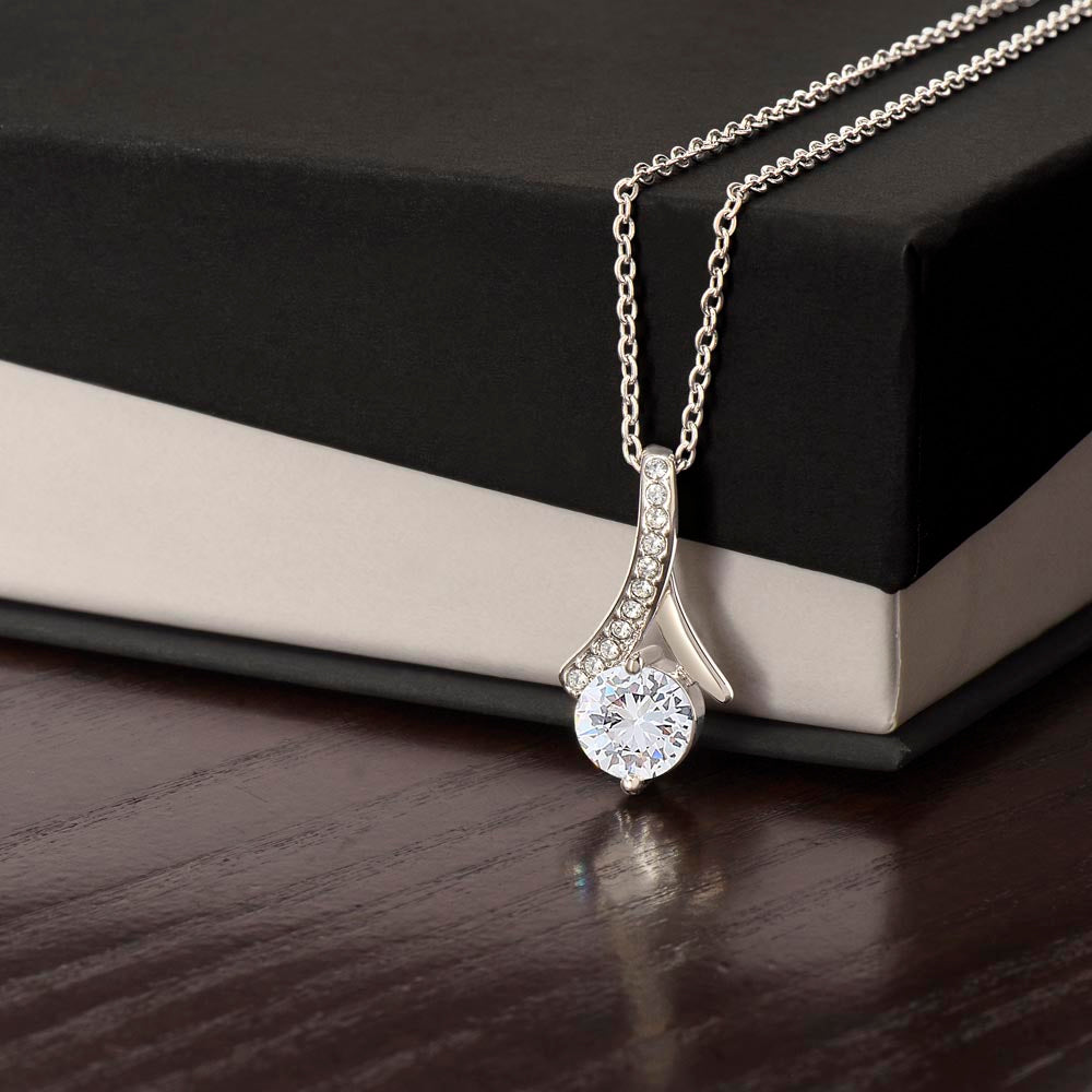 To My Beautiful Girlfriend Alluring Beauty necklace