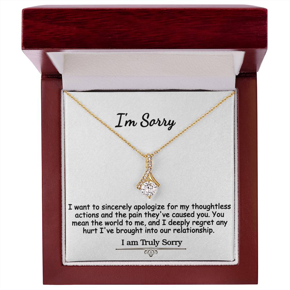 I'm Sorry Alluring Beauty Necklace