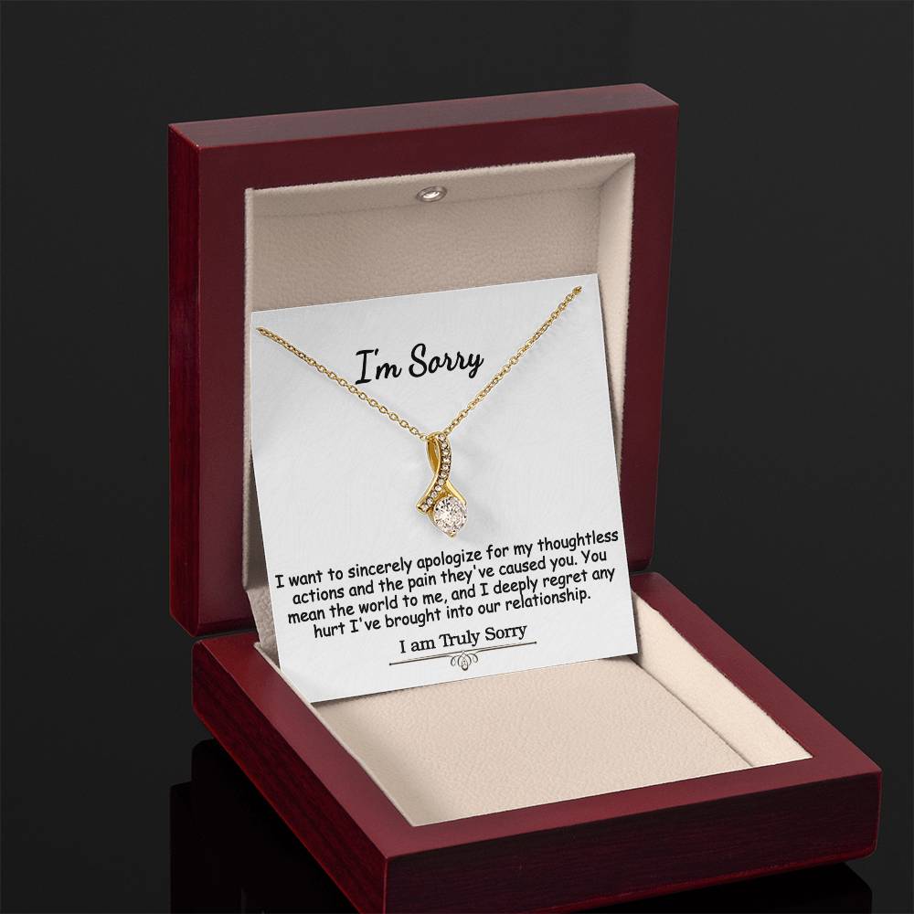 I'm Sorry Alluring Beauty Necklace