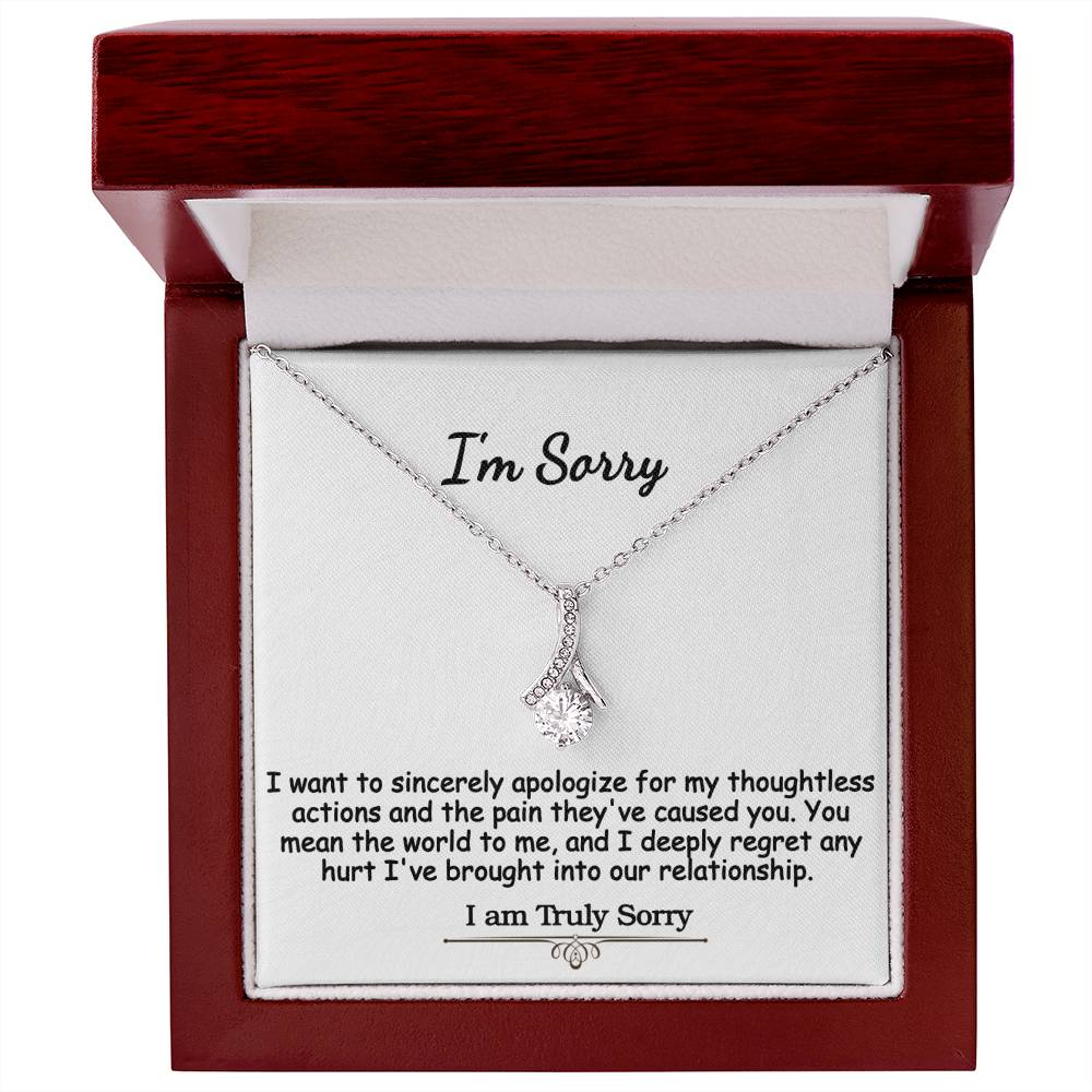 I'm Sorry Alluring Beauty Necklace