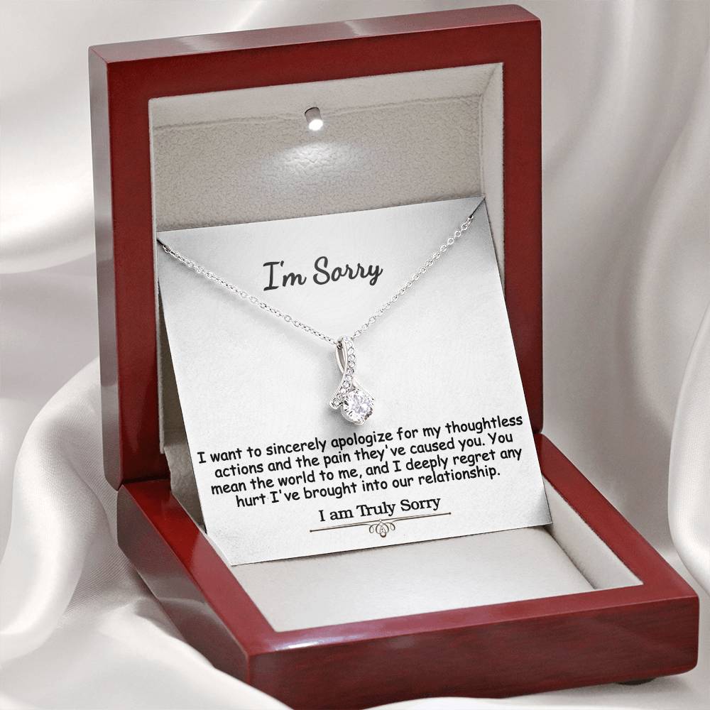 I'm Sorry Alluring Beauty Necklace