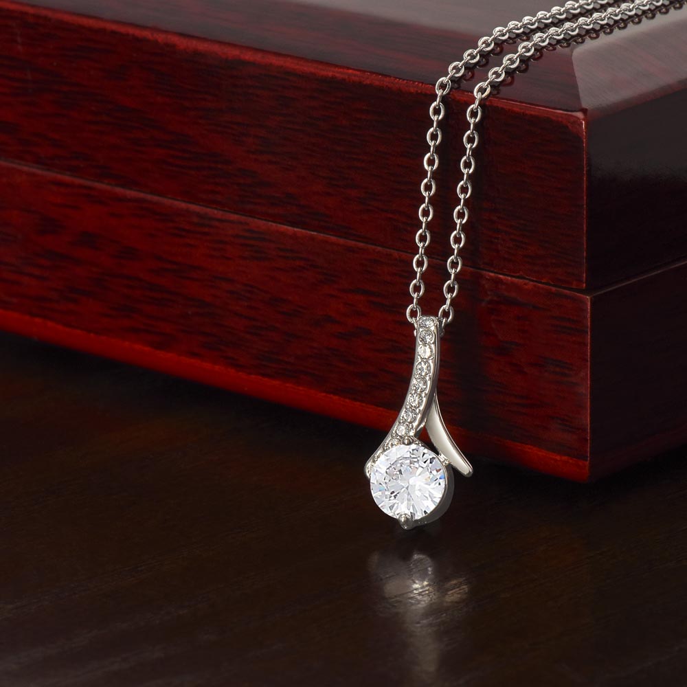 To My Amazing Daughter-in-law Alluring Beauty necklace