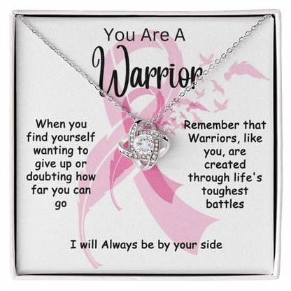 Breast Cancer Warrior Necklace