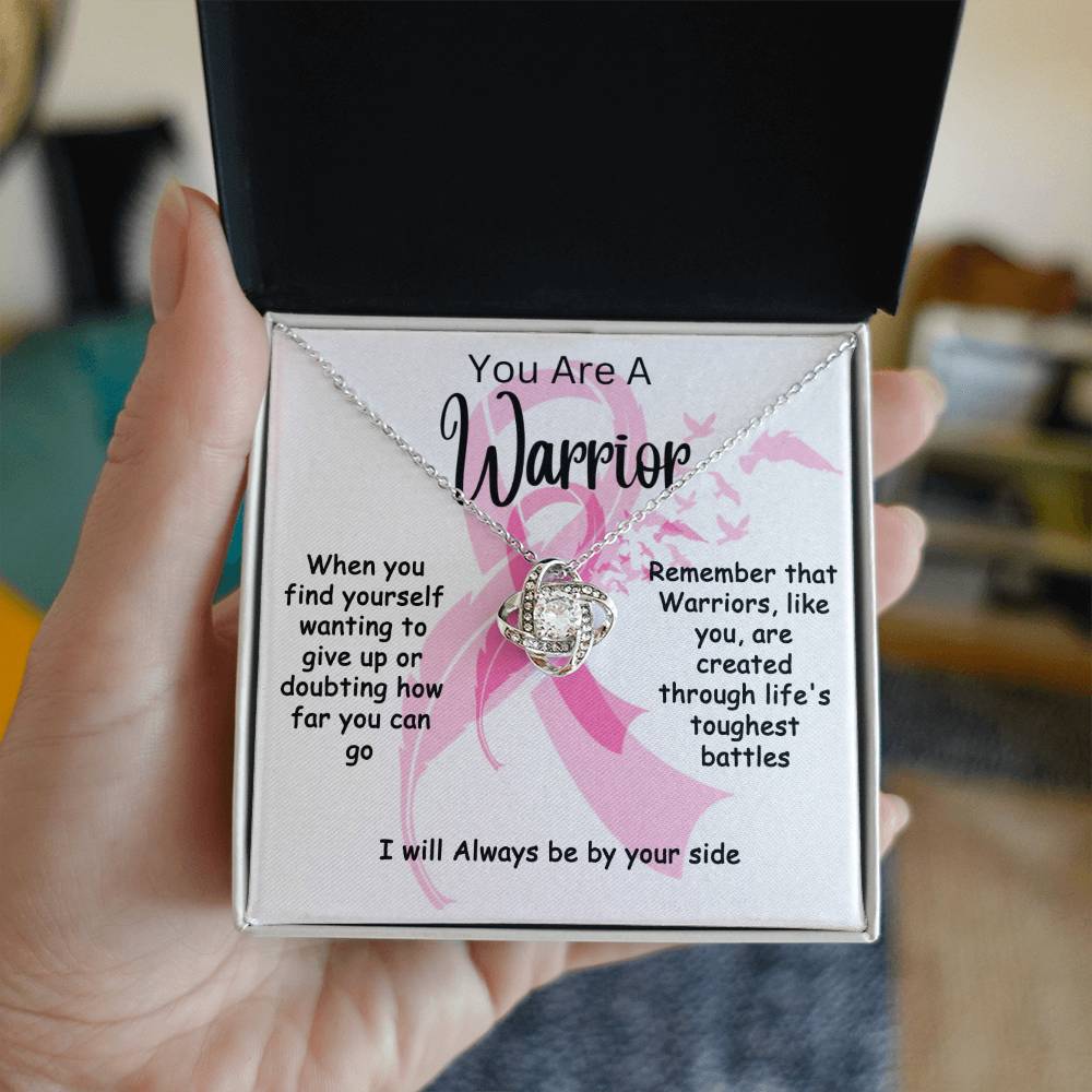 Breast Cancer Warrior Necklace