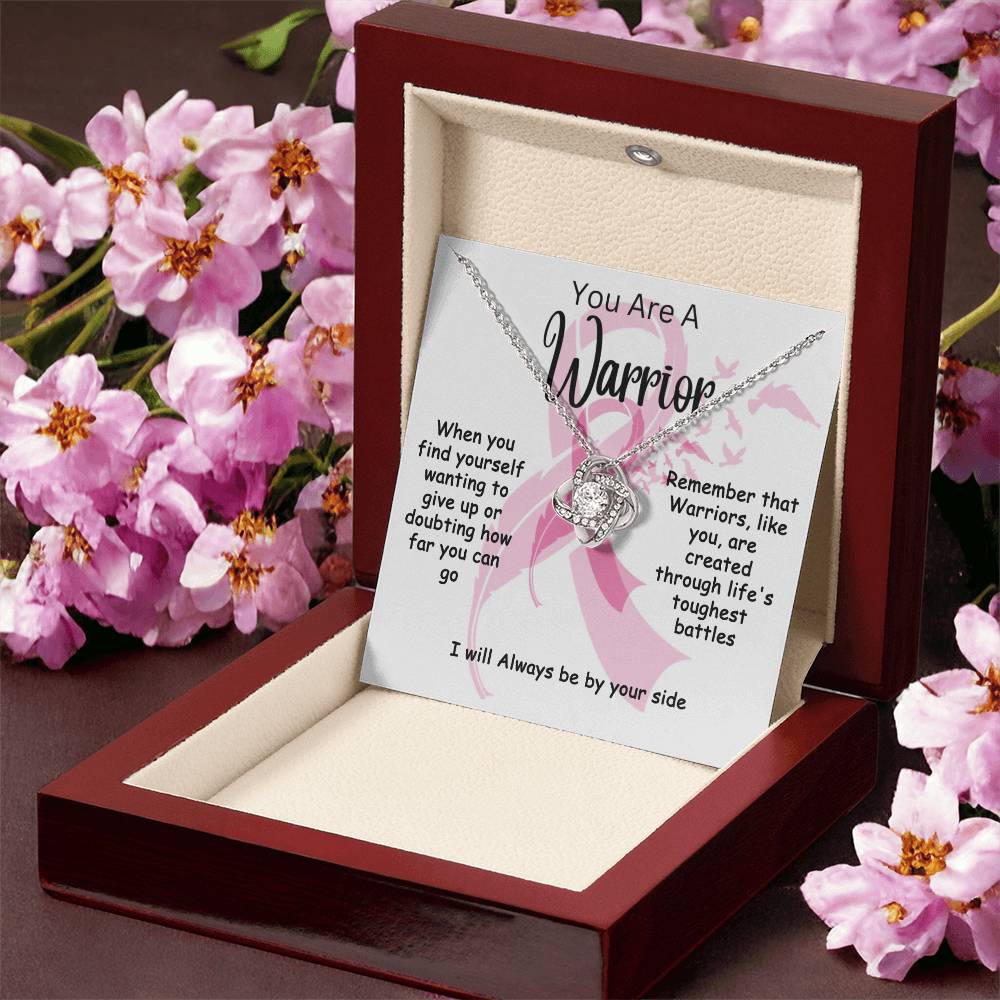 Breast Cancer Warrior Necklace